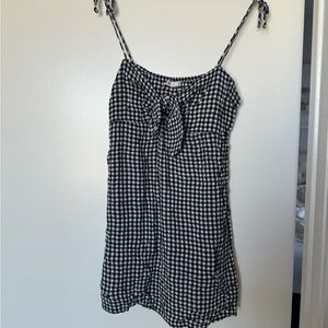 Gingham mini sundress